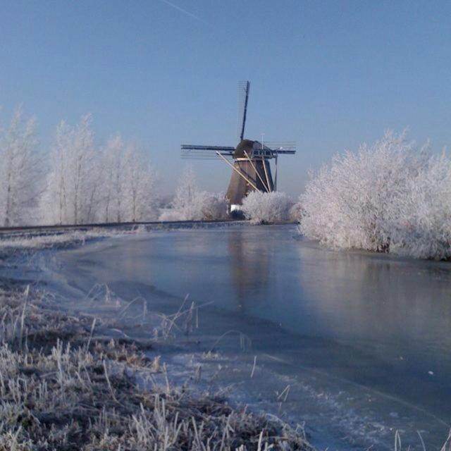 Mondriaanmolen, A Real Windmill Close To Amsterdam Abcoude Εξωτερικό φωτογραφία